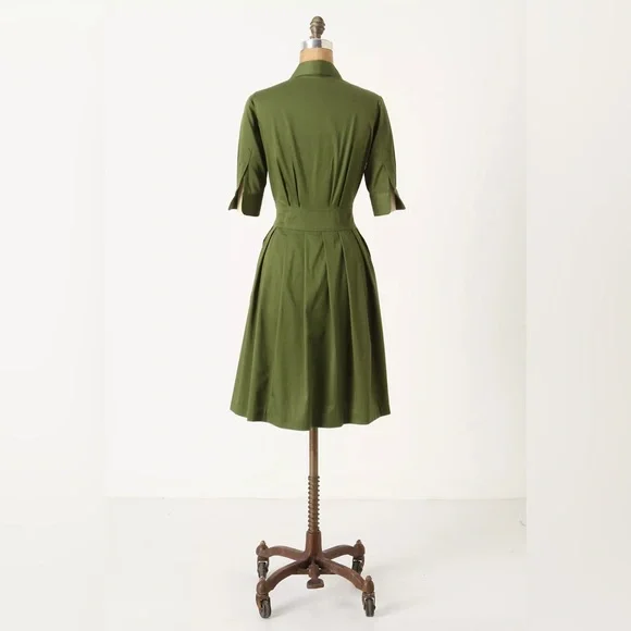 Anthropologie Ihrin Shirtdress – Size 2 – Timeless Spring Chic - Picture 2 of 3